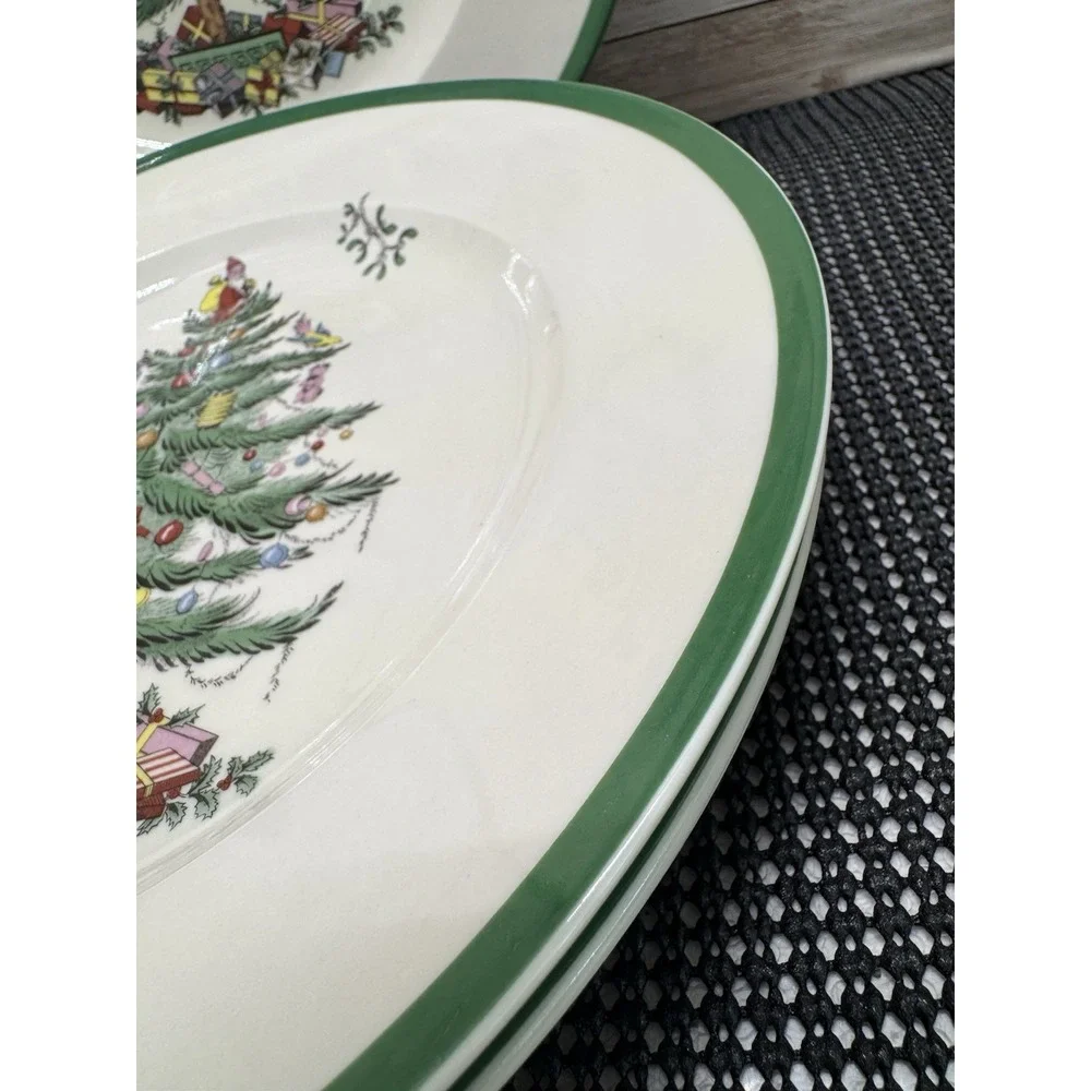 Set 4 Spode Christmas Tree 10.5